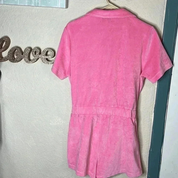 Juicy by juicy couture women’s pink teary cloth shorts romper - Picture 4 of 4